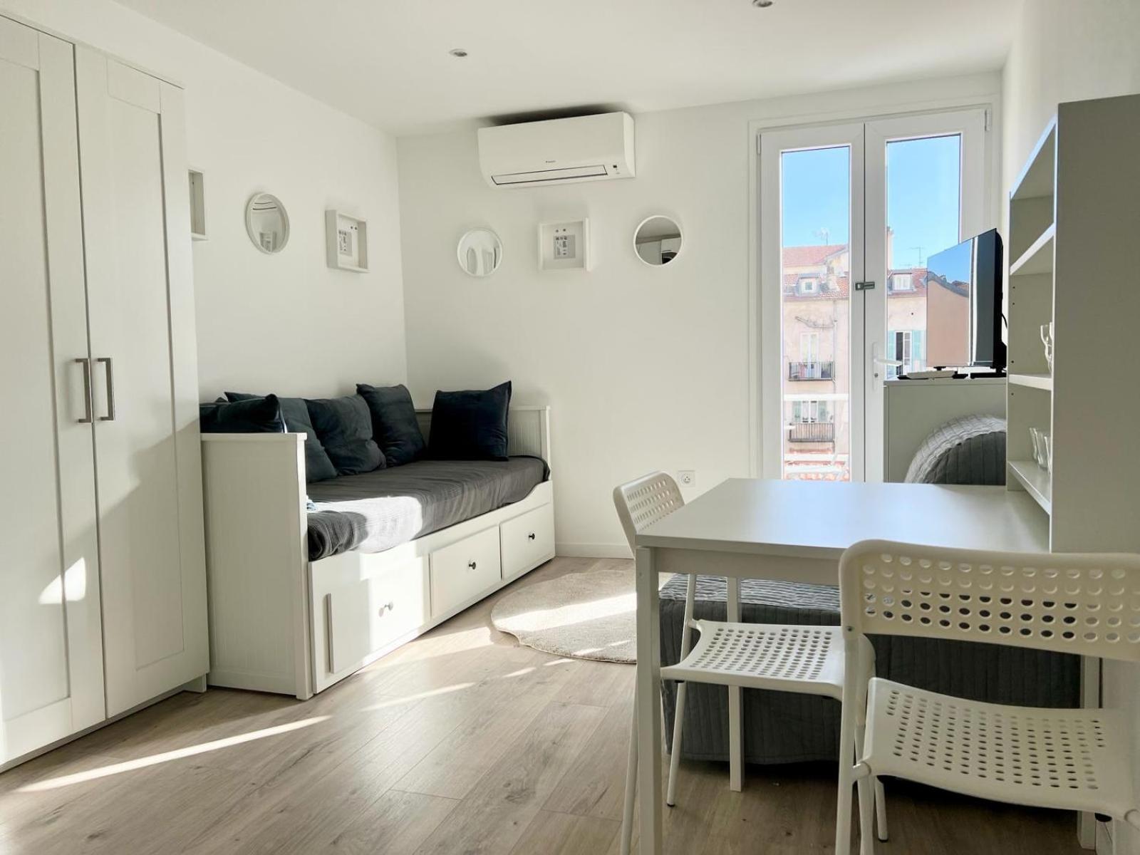 Studio Moderne Renove Avec Balcon Nizza Esterno foto