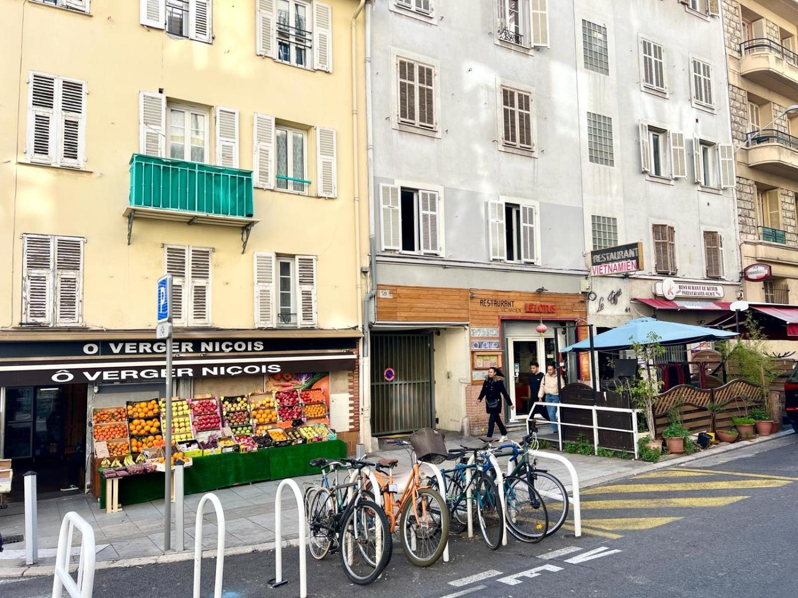 Studio Moderne Renove Avec Balcon Nizza Esterno foto